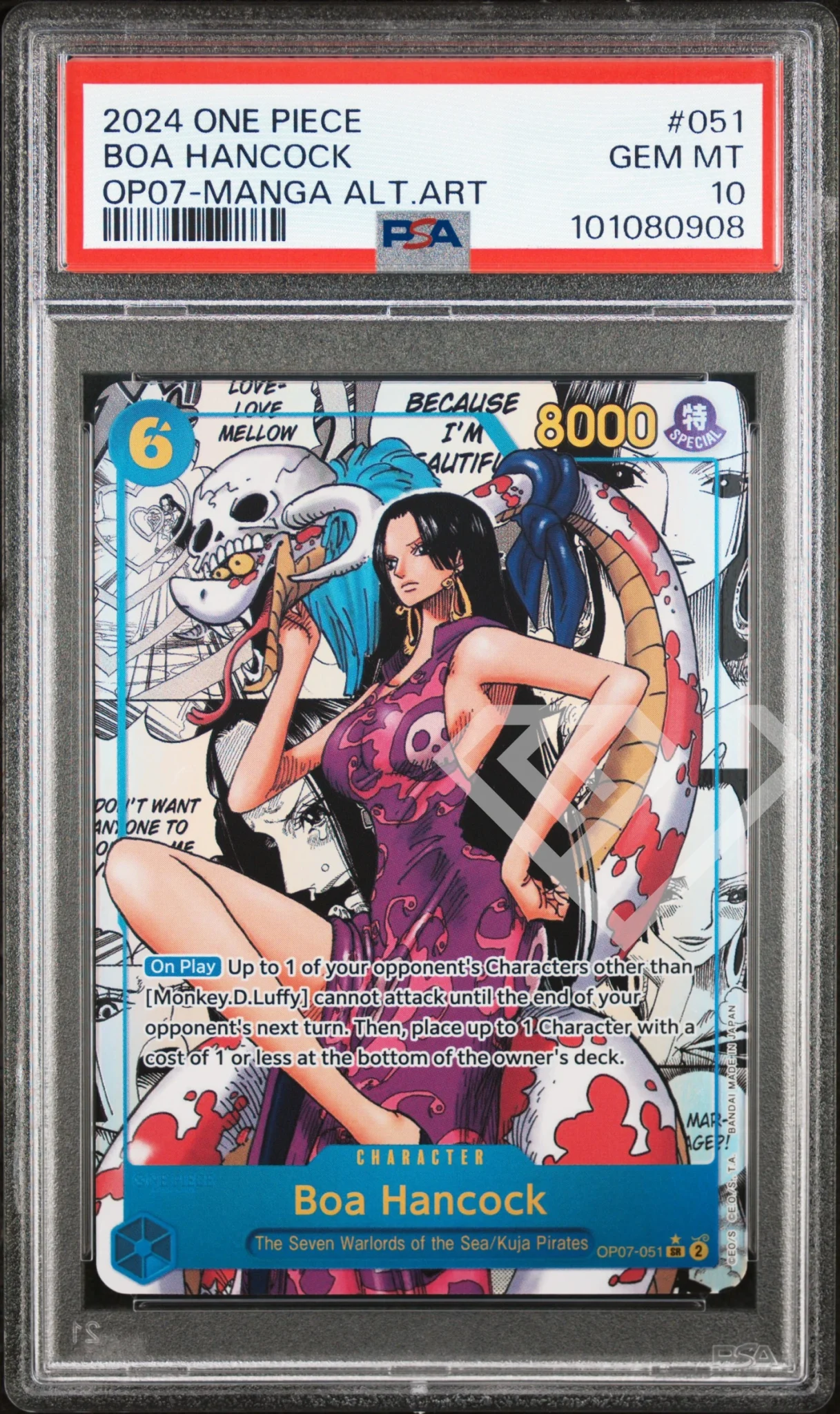 Home - grading supplies italia - official site Boa hancock-manga-psa-10-english-front