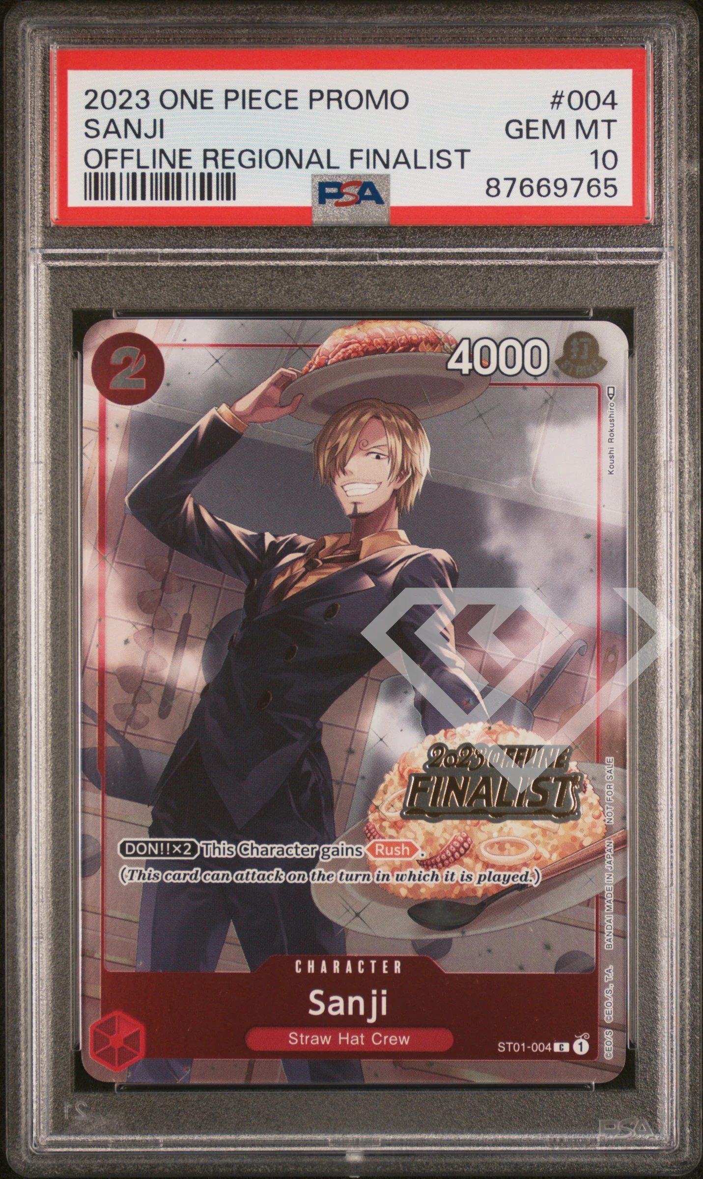 Sanji st01-004 c alternate rare - 2023 offline regional finalist psa 10 english - grading supplies italia - official site Sanji st01-004 c alternate rare - 2023 offline regional finalist psa 10 english