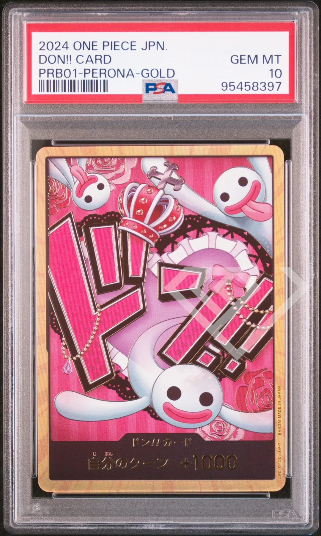 Don!! Gold PRB01 Perona - PSA 10 Japanese